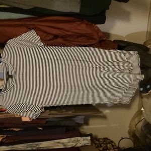 Forever 21 stripped t-shirt dress size large
